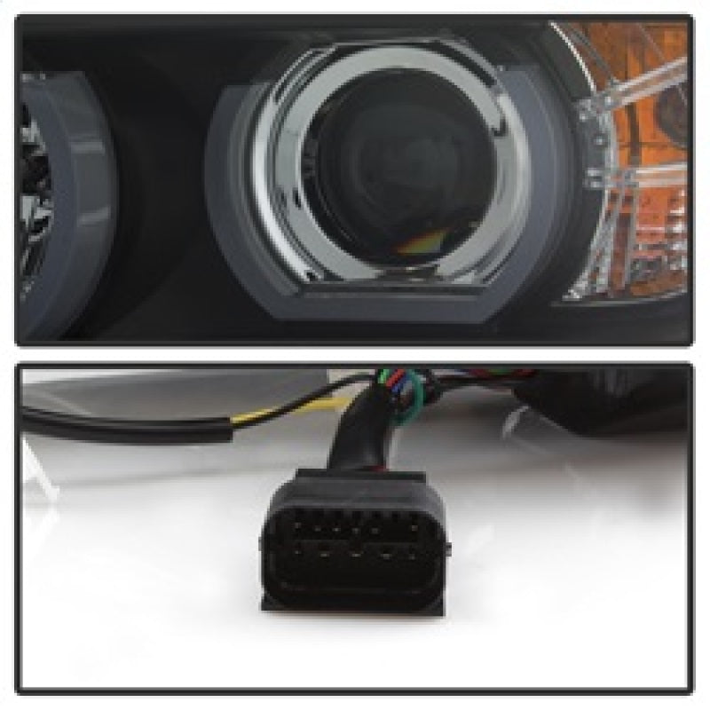 Spyder BMW E90 3-Series 06-08 4DR V2 Headlights - HID Only - Black PRO-YD-BMWE9005V2-HID-DRL-BK 5083852