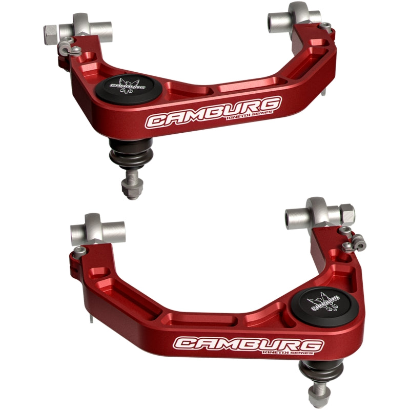 Camburg 2024 Toyota Tacoma 2WD/4WD KINETIK V2 Performance Billet X-Joint XL Upper Arms (RED) CAM-310277-RED