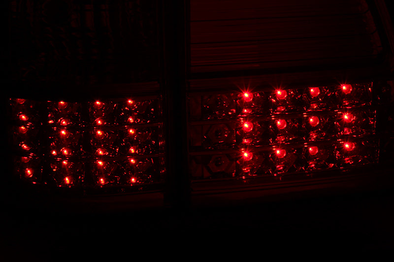 Anzo 1998-2005 Toyota Land Cruiser Fj LED Taillights Red/Clear G2