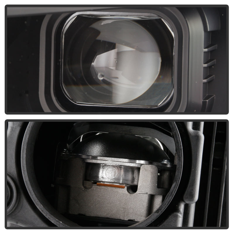 Spyder Chevy Camaro 16-18 HID Model Full LED Headlights Black PRO-YD-CCAM16HIDAP-SEQ-BK 5087355