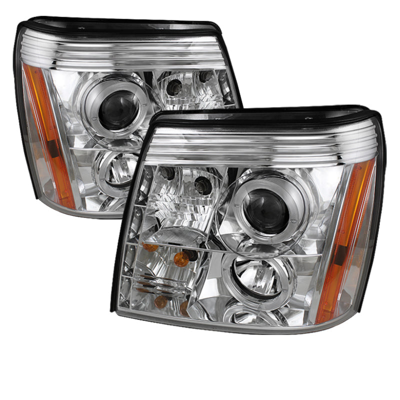 Spyder Cadillac Escalade 02-06 Projector Halogen Model- LED Halo DRL Chrm PRO-YD-CE02-DRL-C 5037930