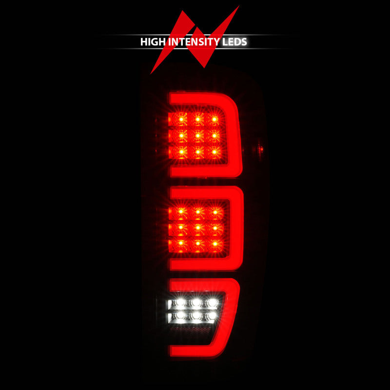 ANZO 19-23 GMC Sierra 1500/2500HD/3500HD Black Replacement Full LED Bar Tail Light 311459