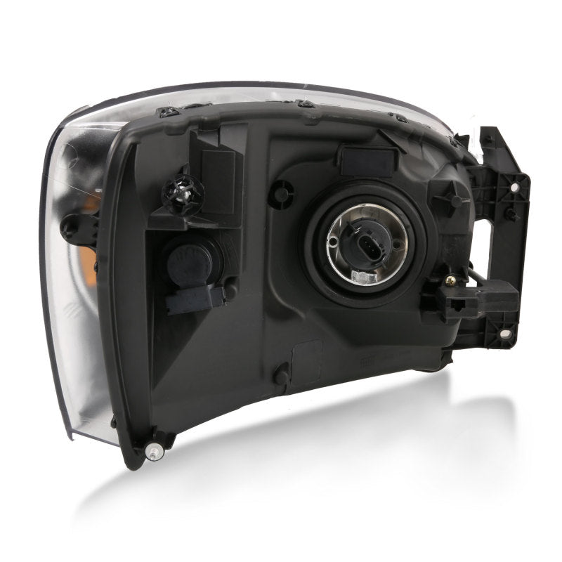 ANZO 2006-2009 Dodge Ram 1500 Crystal Headlight  Black Amber 111427