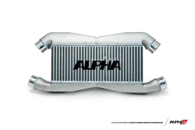 AMS Performance 2009+ Nissan GT-R R35 Replacement Alpha FMIC for Stock IC Piping w/Logo ALP.07.09.0007-2