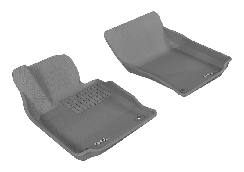 3D MAXpider 2010-2016 Porsche Panamera Kagu 1st Row Floormat - Gray L1PO00611501