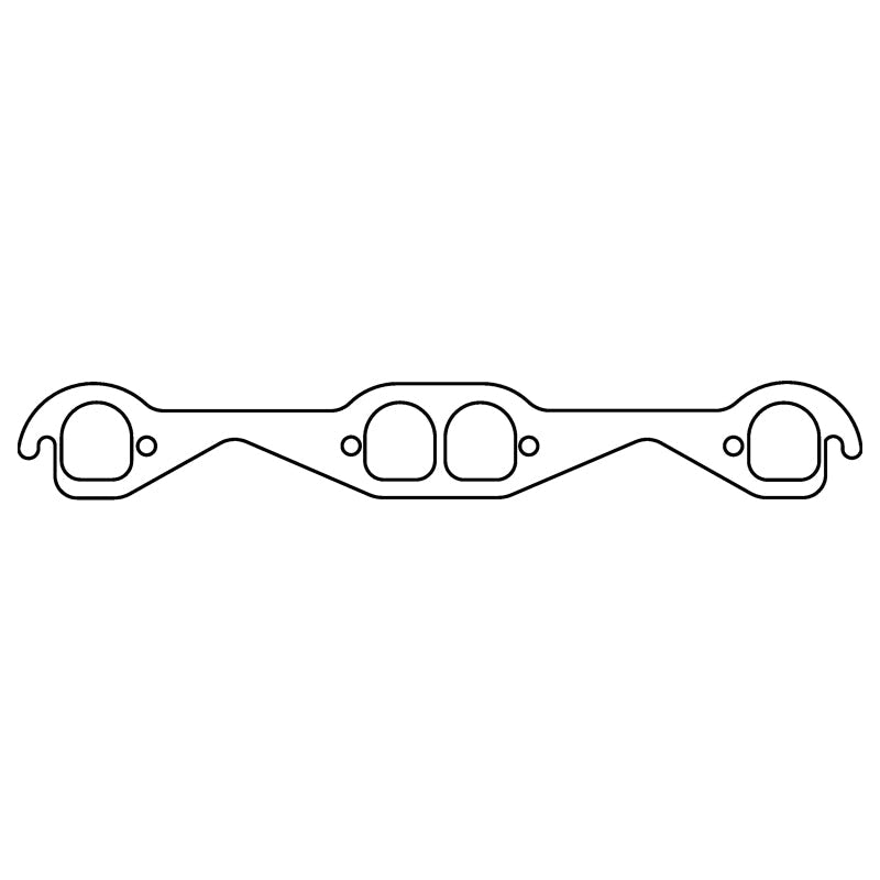 Cometic Gasket Cometic Chevy Gen1 Small Block V8 .060in HTS Exhaust Mani Gskt Set-1.710in x 1.550in Brodix D Ports C15199