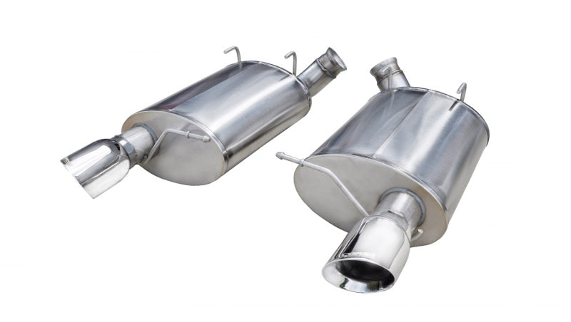 Corsa Performance 11-12 Ford Mustang Shelby GT500 5.4L V8 Polished Sport Axle-Back