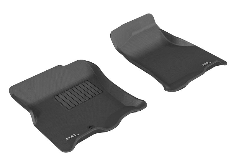 3D MAXpider 2007-2010 Ford/Lincoln Expedition/Navigator Kagu 1st Row Floormat - Black L1FR07611509