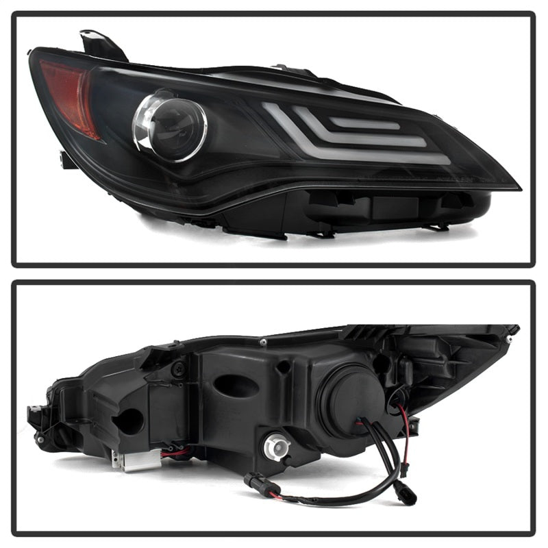 Spyder 15-17 Toyota Camry Projector Headlights - Black (PRO-YD-TCAM15-LB-BK) 5085382