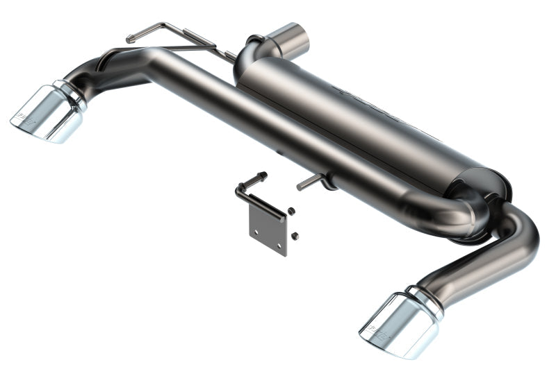 Borla 21-22 Ford Bronco 2.3L 4WD Touring Axle Back Exhaust w/ Bright Chrome Tips 11973