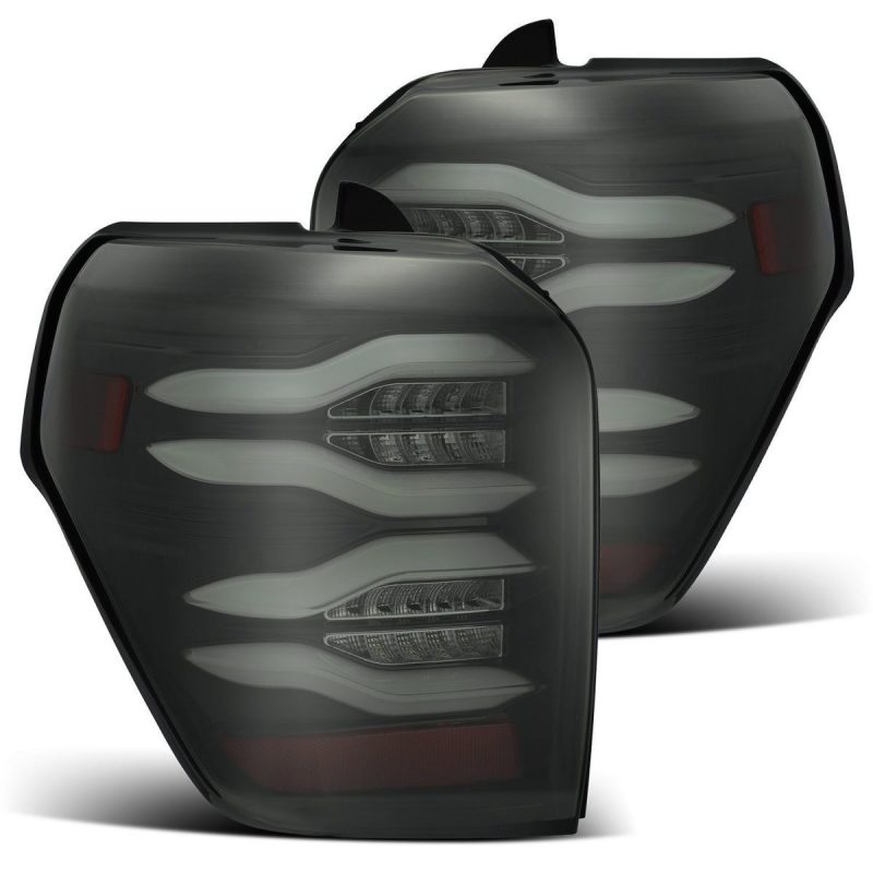 AlphaRex 10-21 Toyota 4Runner PRO-Series LED Tail Lights Jet Black 690010 *Discontinued