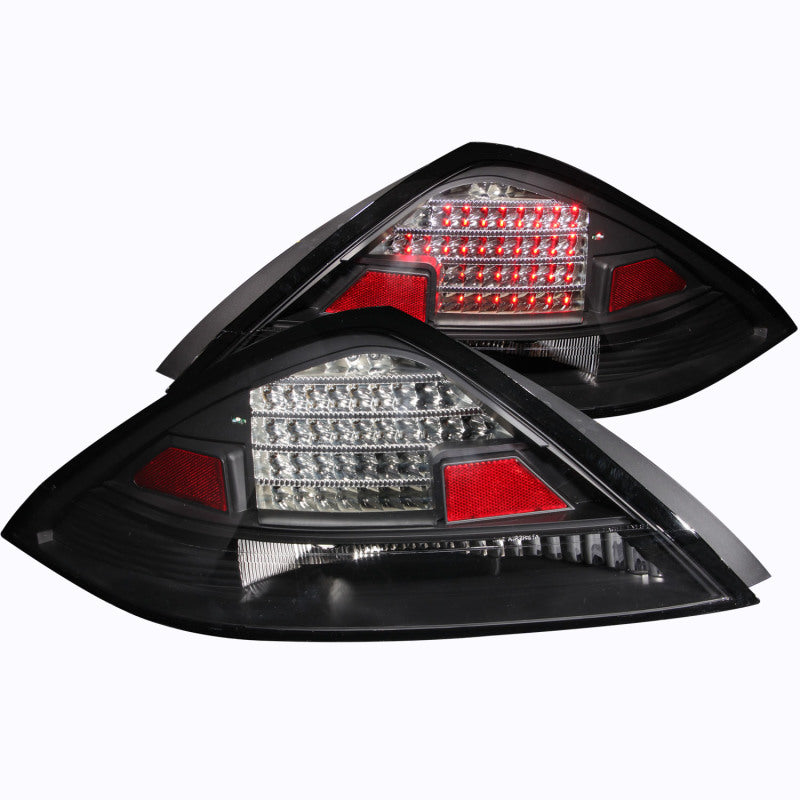 Anzo 2003-2005 Honda Accord LED Tail lights Black