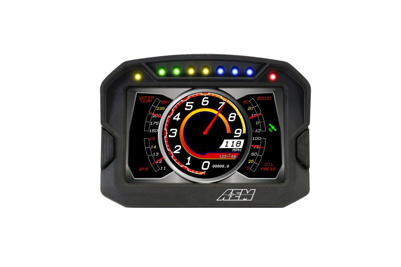 AEM CD-5G Carbon Digital Dash Display w/ Interal 10Hz GPS & Antenna 30-5602