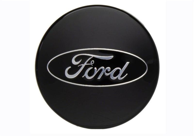 Ford Racing Car Black and Chrome Wheel Cap M-1096K-BCC