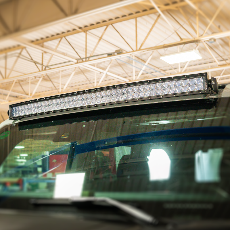 Cali Raised LED Cali Raised 2021+ Ford Raptor Roof Light Bar Mounting Kit -5D Optic Osram 42 In DualRow Curved Combo CR4023