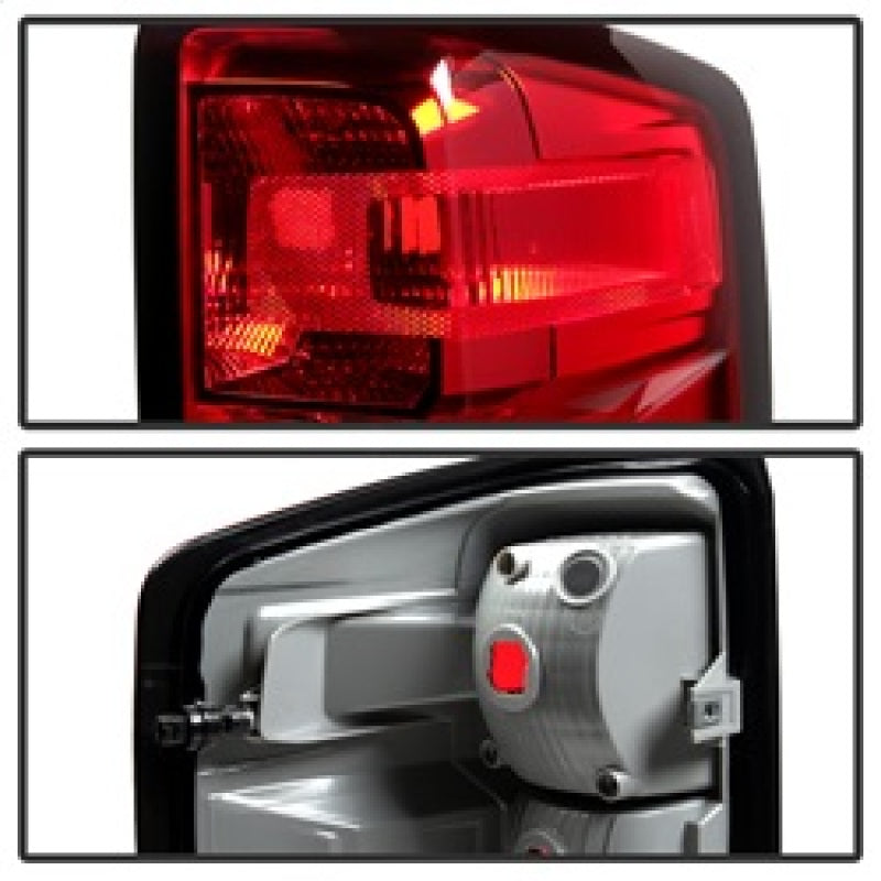 SPYDER Xtune Chevy Silverado 2014-2016 Passenger Side Tail Lights - OEM Right ALT-JH-CS14-OE-R 9031922