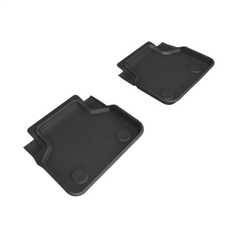 3D MAXpider 2018+ BMW 8 Series Gran Coupe RWD Kagu 2nd Row Floormat - Black L1BM11421509