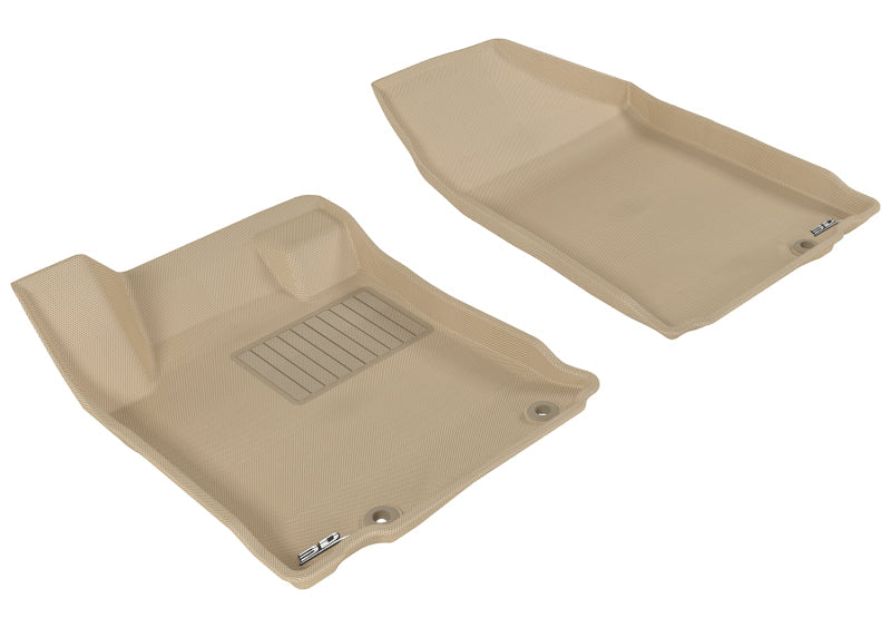 3D MAXpider 2013-2013 Nissan Altima Sedan Kagu 1st Row Floormat - Tan L1NS05711502