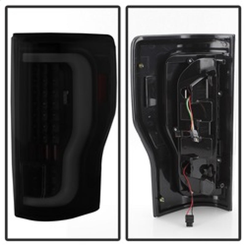 SPYDER xTune 17-18 Ford F-250 Super Duty (Excl LED Models) LED Tail Lights-Blk Smk (ALT-ON-FS17-LBLED-BSM) 9041617