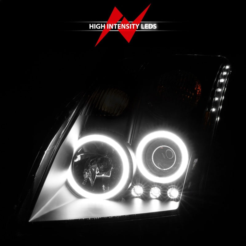 Anzo 2007-2012 Nissan Sentra Projector Headlights Black