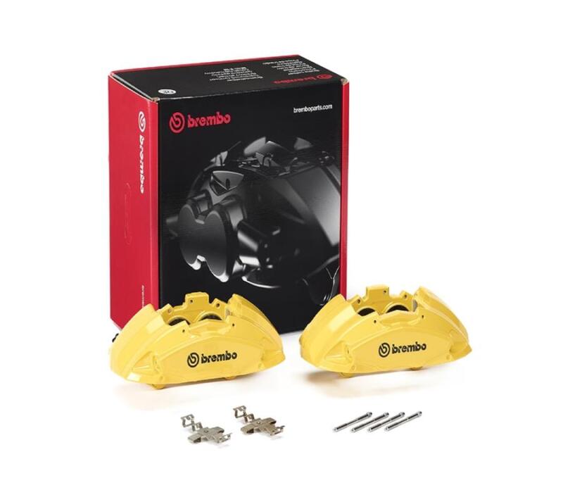Brembo OE Hydraulic X-Style Brake Caliper - Yellow FALH22