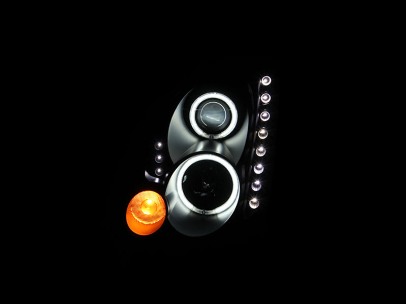 Anzo 2003-2007 Infiniti G35 Projector Headlights w/ Halo Black (CCFL) (HID