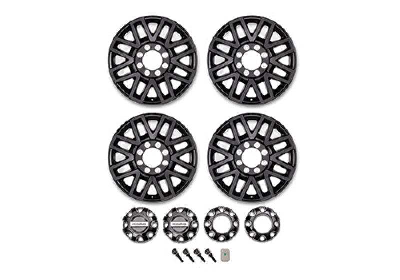 Ford Racing 23-24 Super Duty 20x8in Premium Black Painted Aluminum Wheel M-1007K-SU2008EB2
