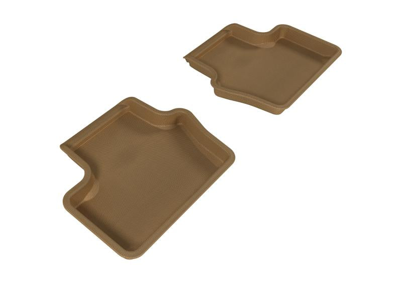3D MAXpider 2007-2017 Jeep Compass/Patriot Kagu 2nd Row Floormats - Tan L1JP00821502