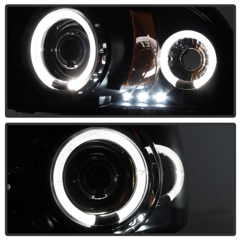 Spyder Dodge Dakota 97-04/Durango 98-03 1PC Projector Headlights LED Halo LED Blk PRO-YD-DDAK97-BK 5009784
