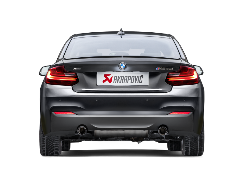 Akrapovic 16-17 BMW M240i (F22 F23) Evolution Line Cat Back (SS) w/ Carbon Tips (Req. Link Pipe) MTP-BM/SS/4H