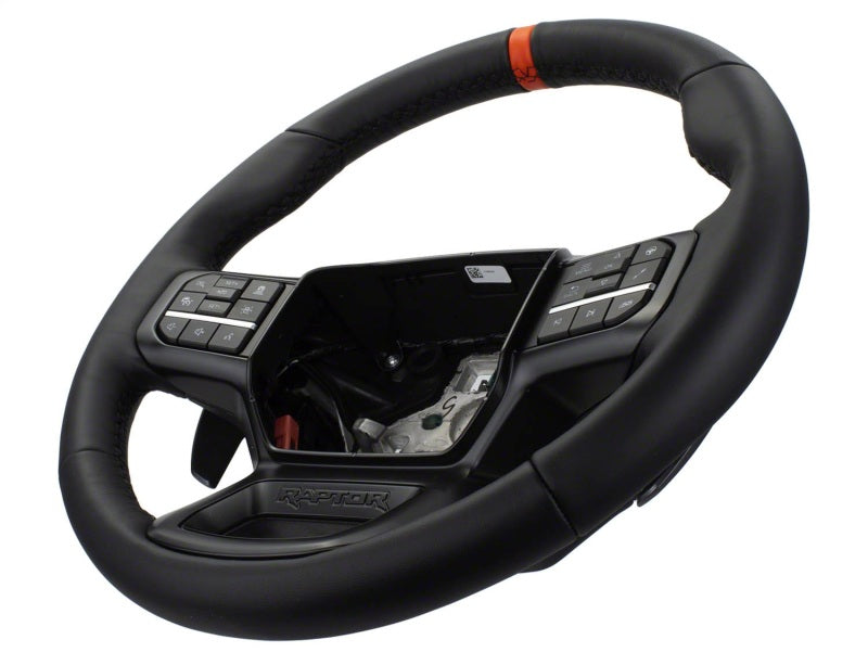 Ford Racing 2021+ F-150 Raptor Steering Wheel Kit - Black M-3600-F15B