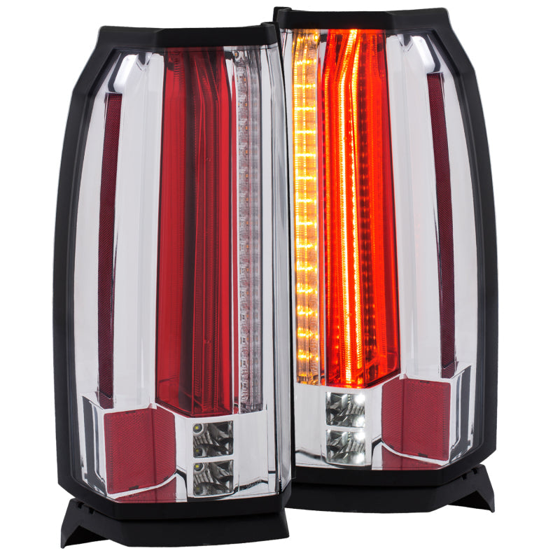 Anzo GMC Yukon/ XL / Denali 15-18 L.E.D Tail Lights Chrome