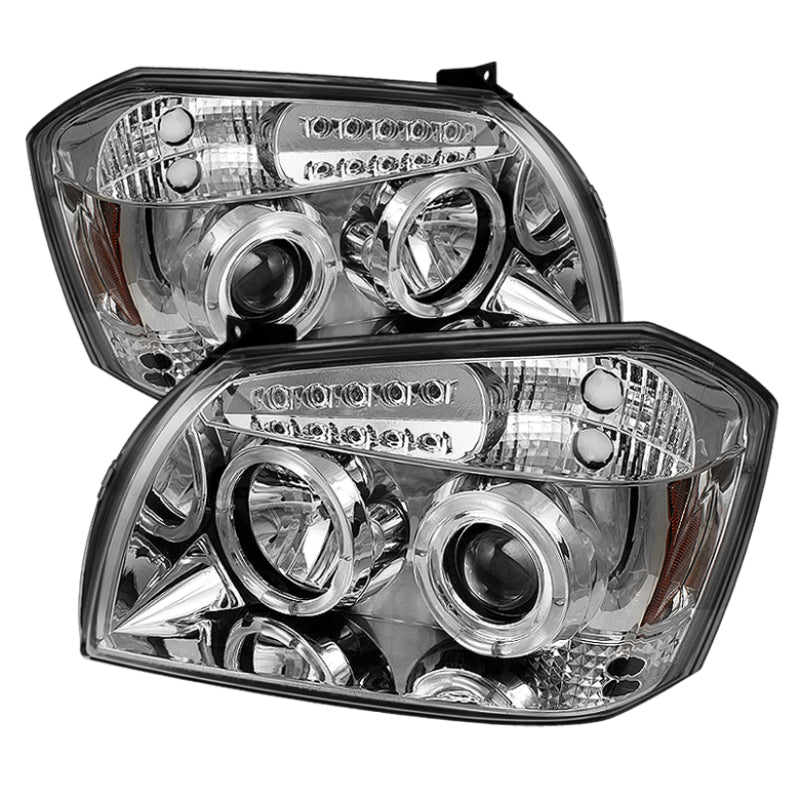 Spyder Dodge Magnum 05-07 Projector Headlights LED Halo LED Chrm (Not Included) PRO-YD-DMAG05-LED-C 5009883