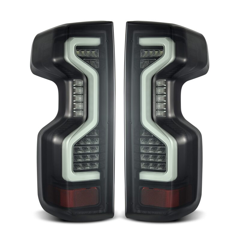 AlphaRex 19-23 Chevrolet Silverado 1500/2500HD/3500HD PRO-Series LED Tail Lights Jet Black 620070 *Discontinued