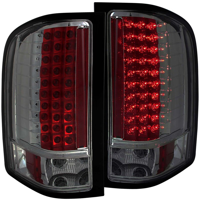 Anzo 2007-2013 Chevrolet Silverado 1500 LED Taillights Smoke