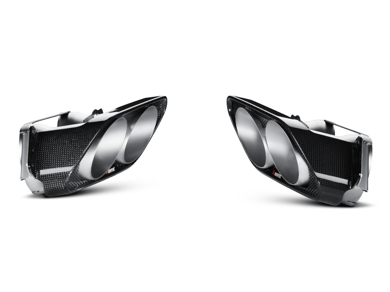 Akrapovic 10-14 AMG SLS Coupe/Roadster Evolution Line Cat Back (Titanium) w/ Carbon Tips S-MESLSAMG/1