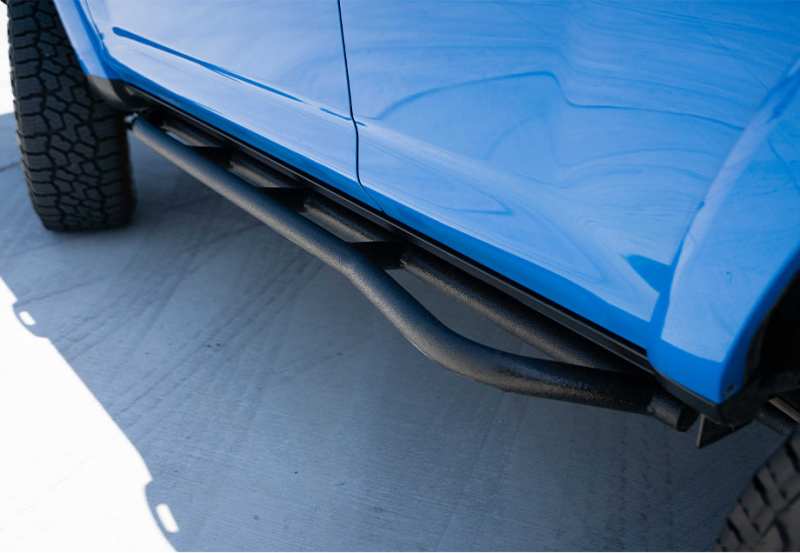 Cali Raised LED Cali Raised 10-24 Toyota 4Runner Trail Edition Bolt On Rock Sliders - No Kick Out / Powder Coat CR2703