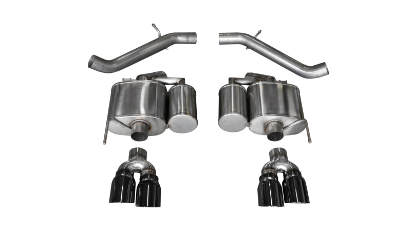 Corsa Performance Corsa 16-18 Cadillac ATS-V 3.6T 4in Black Sport Axle-Back Exhaust