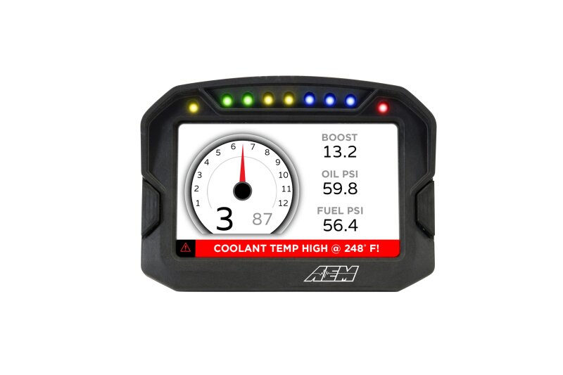 AEM CD-5G Carbon Digital Dash Display w/ Interal 10Hz GPS & Antenna 30-5602