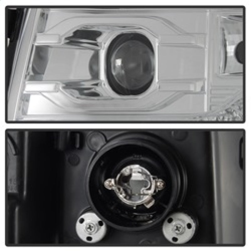 Spyder Chevy Silverado 1500 07-13 V2 Projector Headlights - LED DRL - Chrome PRO-YD-CS07V2-DRL-C 5083586