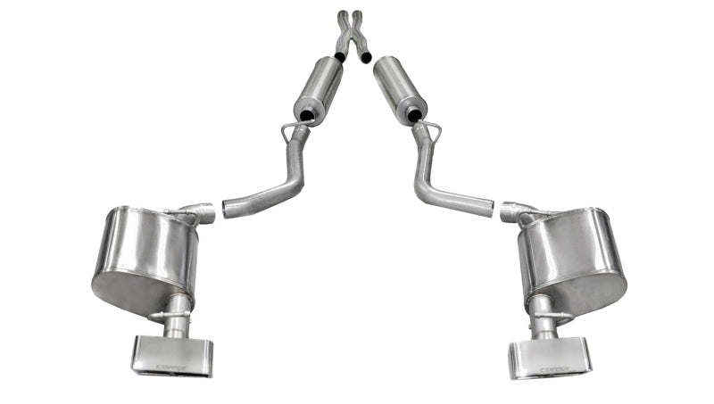 Corsa Performance 11-13 Dodge Challenger R/T 5.7L V8 Polished Xtreme Cat-Back Exhaust