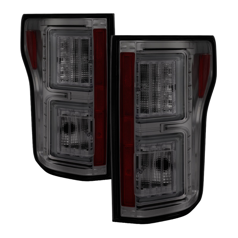 SPYDER Ford F150 2015-2017 Light Bar LED Tail Lights - Smoke ALT-YD-FF15015-LBLED-SM 5083708