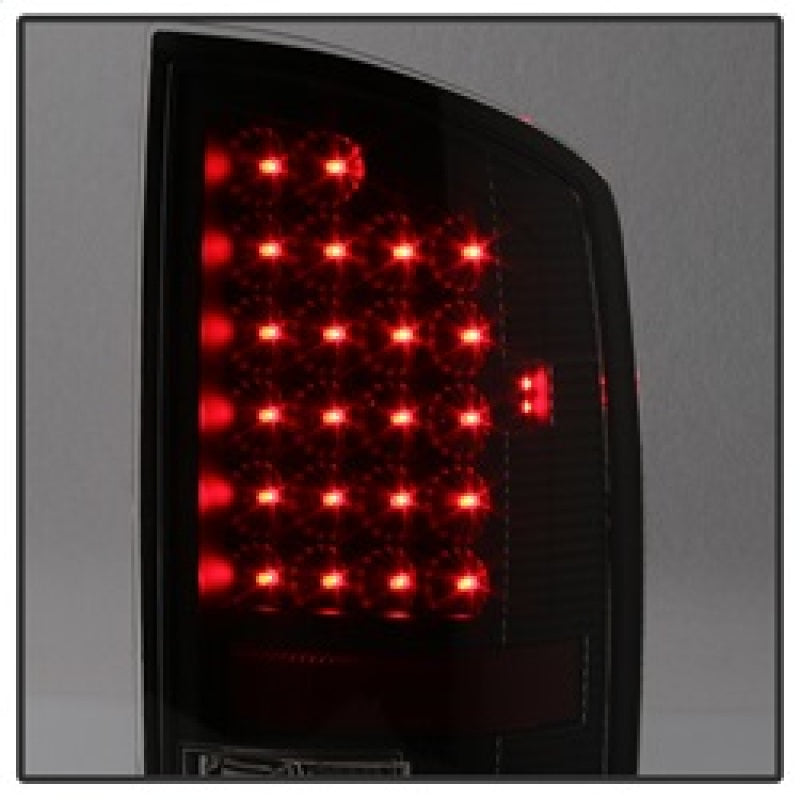 SPYDER Xtune Dodge Ram 02-06 1500 / Ram 2500/3500 03-06 LED Tail Light Black ALT-JH-DR02-LED-BK 5072979