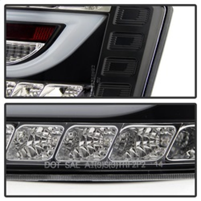 Spyder Audi A6 05-08 4Dr Sedan Only Version 2 Light Bar LED Tail Lights Blk ALT-YD-AA605V2-LBLED-BK 5080769