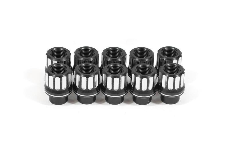 BMR Suspension BMR 07-14 Ford Shelby GT500 Lug Nut Kit 1/2-20 RH Shank 12-pt Aluminum Set of 10 LNK003