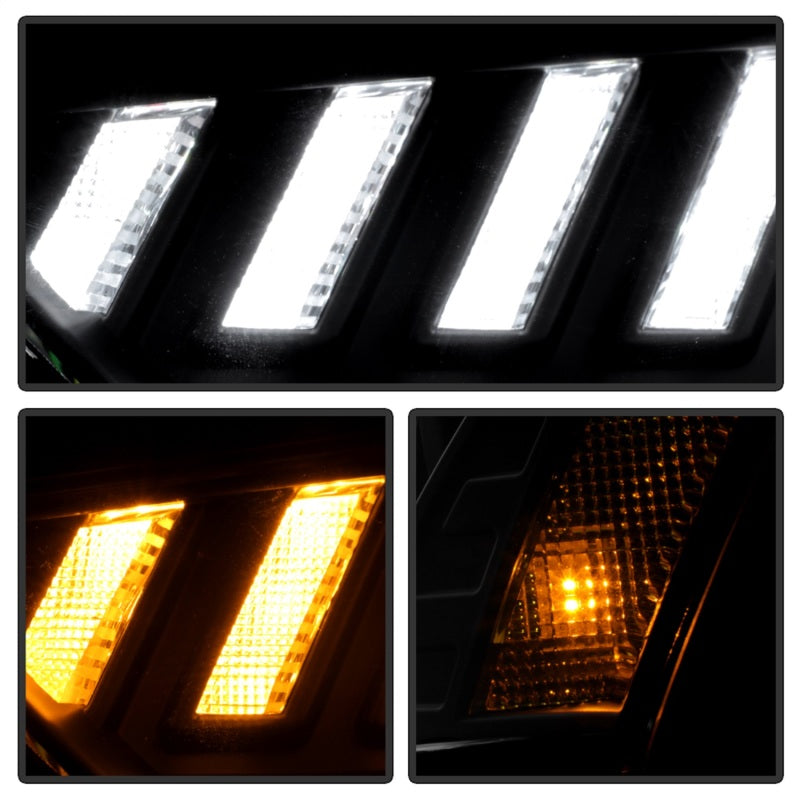 Spyder 13-16 Audi A4/S4 HID Model Only Projector Headlights - Black PRO-YD-AA413HIDSI-BK 5088338