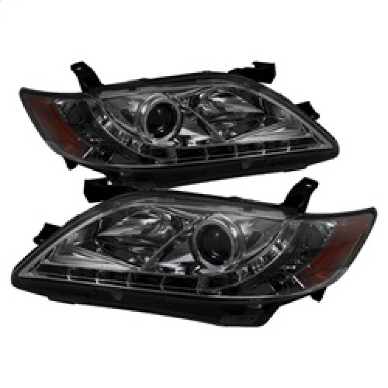 Spyder Toyota Camry 07-09 Projector Headlights DRL Smoke High H1 Low H7 PRO-YD-TCAM07-DRL-SM 5039439