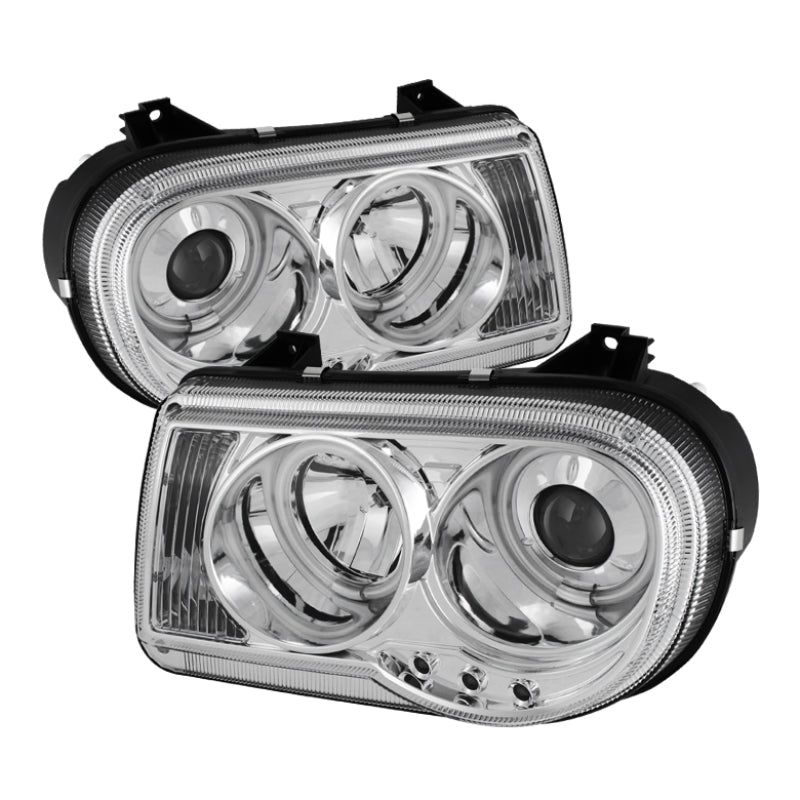SPYDER Chrysler 300C 05-10 Projector Headlights CCFL Halo LED Chrm - Low 9006 PRO-YD-C300C-CCFL-C 5009128