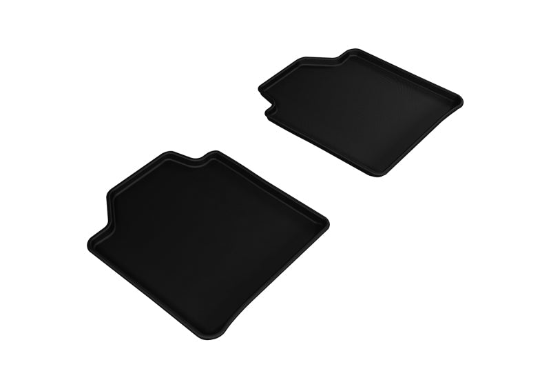 3D MAXpider 2013-2019 BMW 3 Series Gran Turismo F34 Kagu 2nd Row Floormats - Black L1BM04821509