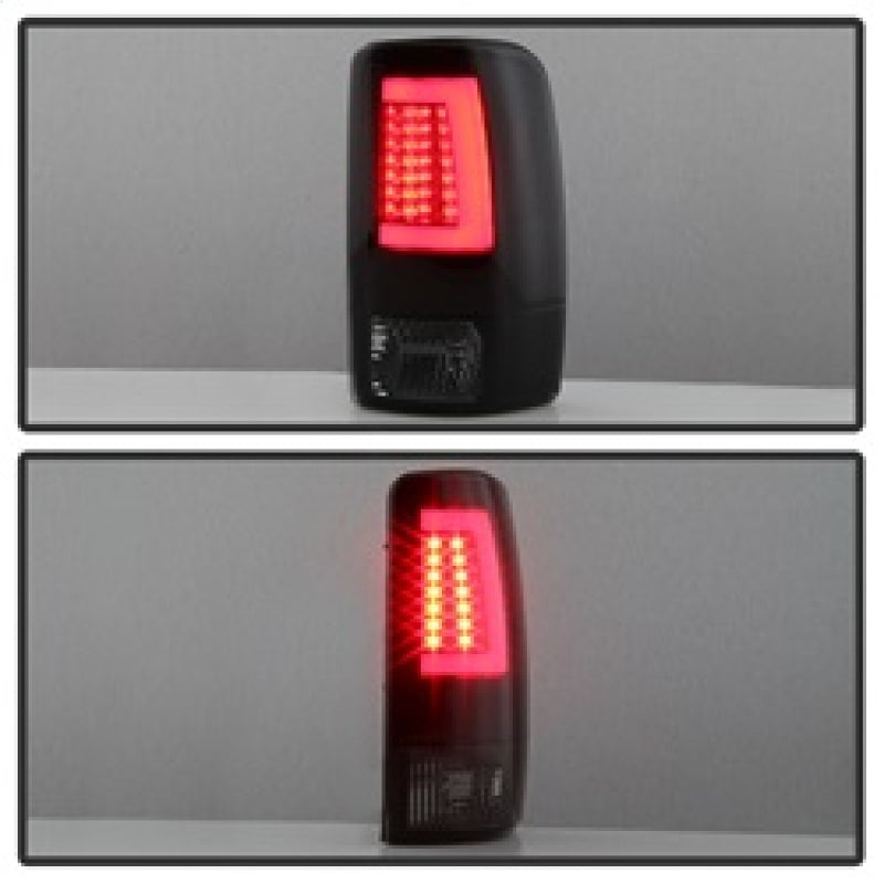 Spyder 00-06 GMC Yukon/Yukon XL V2 Light Bar LED Tail Lights - Blk Smoke (ALT-YD-CD00V2-LBLED-BSM) 5084156